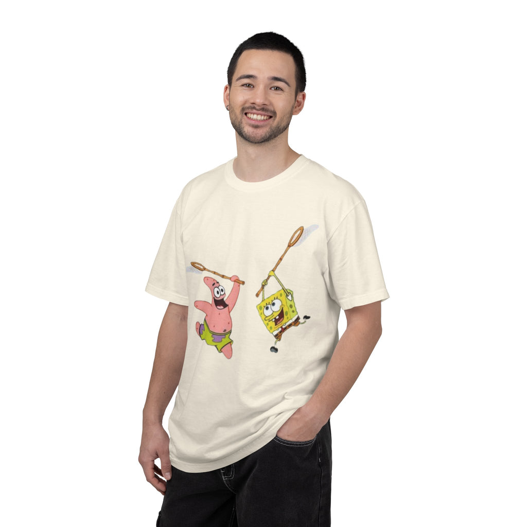 Spongebob and Patrick Jellyfishing Graphic T-Shirt