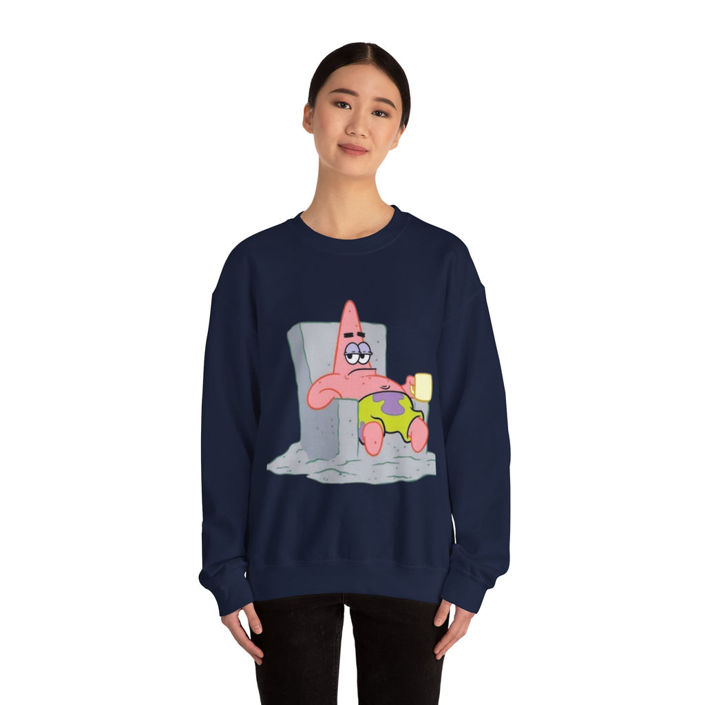 Patrick Star Lazy Morning Crewneck Sweatshirt