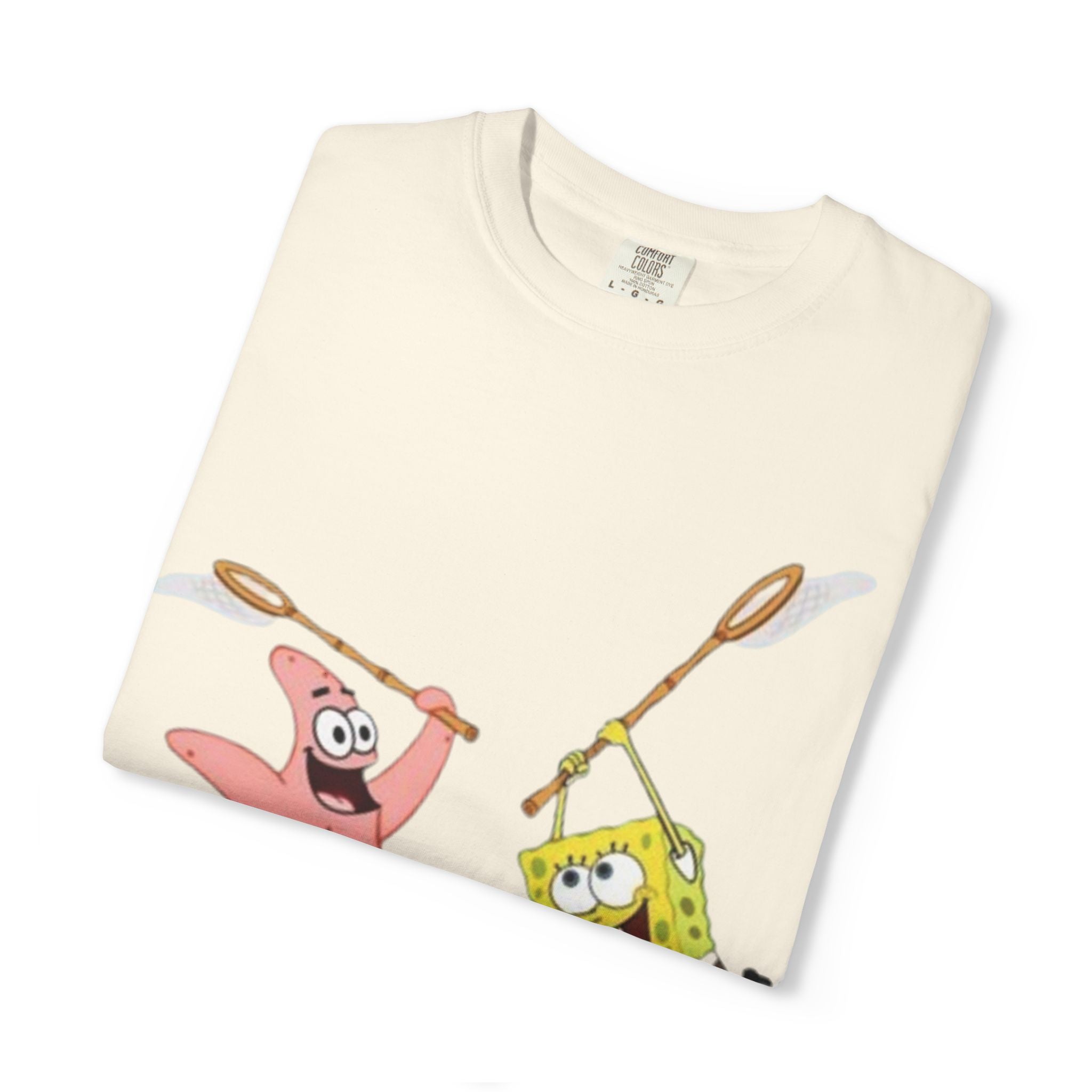 Spongebob and Patrick Jellyfishing Graphic T-Shirt