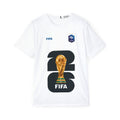 FIFA World Cup 2026 Jersey – Men's White Soccer T-Shirt with Trophy Graphic