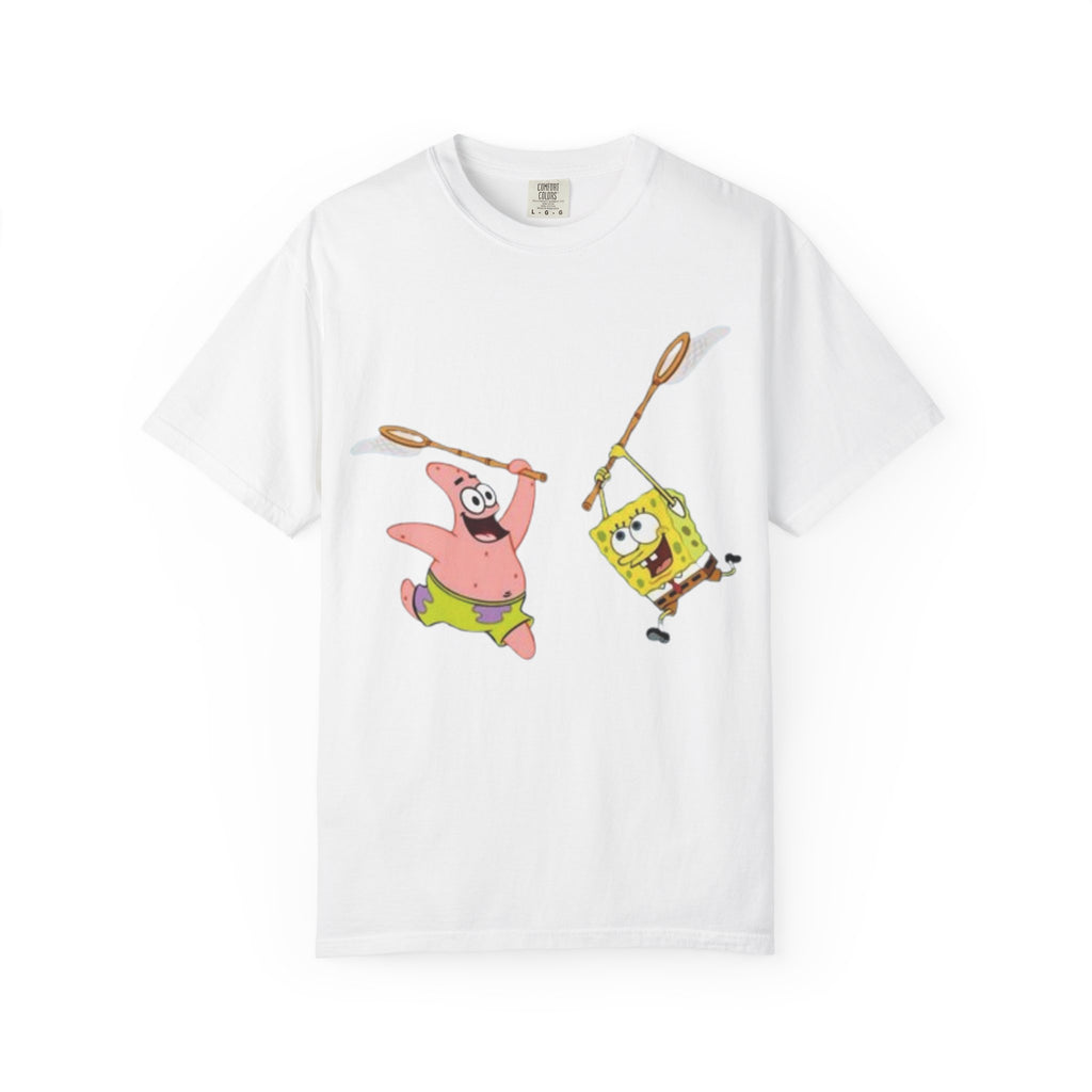 Spongebob and Patrick Jellyfishing Graphic T-Shirt