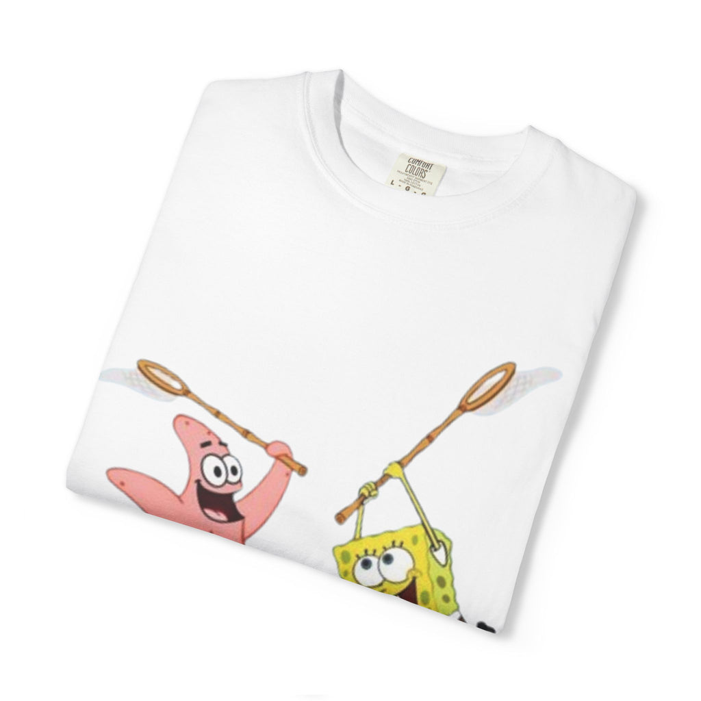 Spongebob and Patrick Jellyfishing Graphic T-Shirt