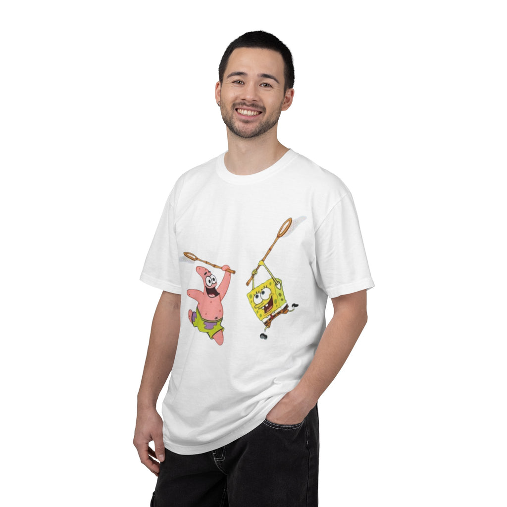 Spongebob and Patrick Jellyfishing Graphic T-Shirt